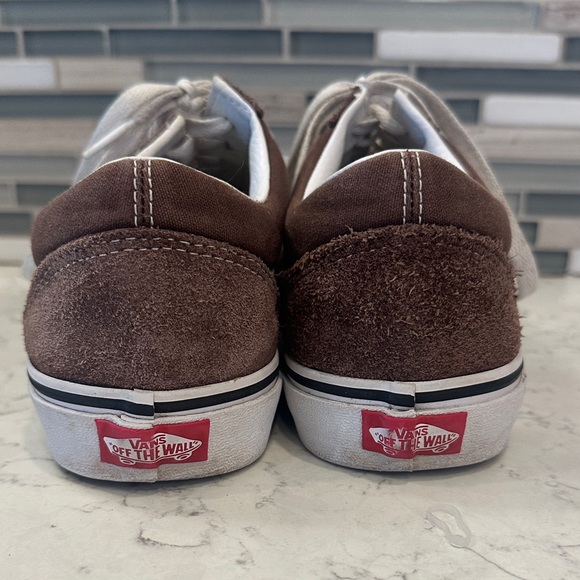 Vans Men's Sneakers in Brown and White - Picture 3 of 6
